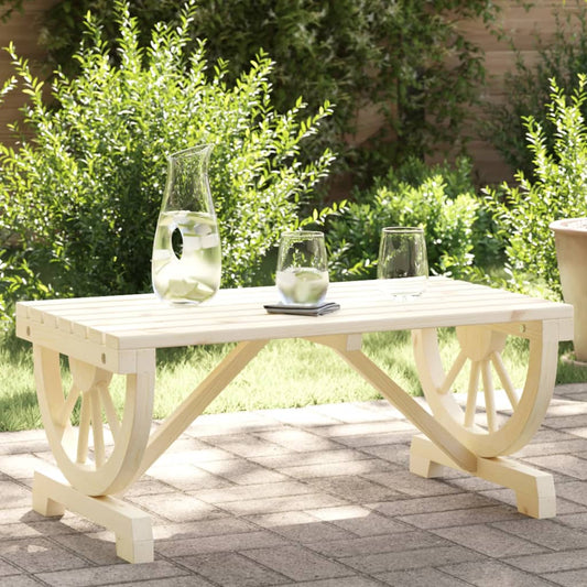 Havebord 90X50X40 Cm Massivt Grantræ