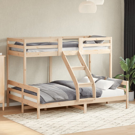Køjeseng 90X200/140X200 Cm Massivt Fyrretræ