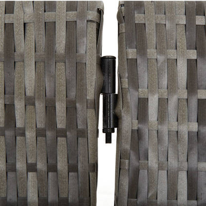 Rumdeler 6 Paneler Polyrattan Grå - Billede 7