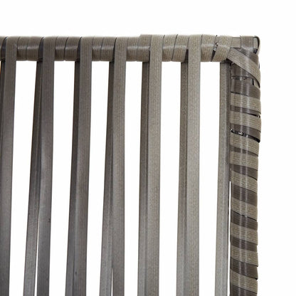 Rumdeler 6 Paneler Polyrattan Grå - Billede 6