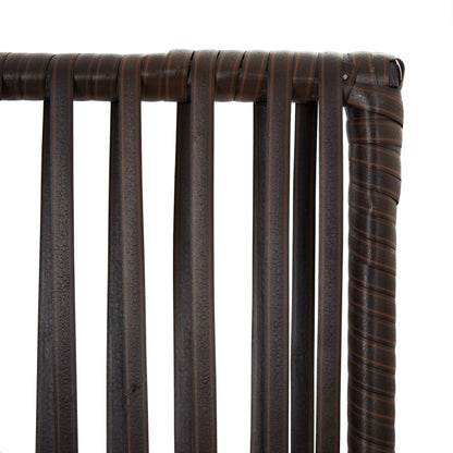 Rumdeler 4 Paneler Polyrattan Grå - Billede 8