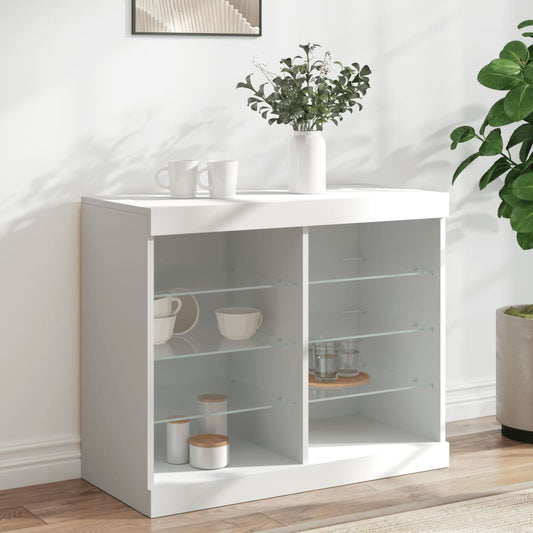 Skænk Med Led-Lys 81X37X67 Cm