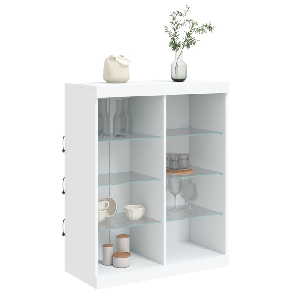 Skænk Med Led-lys 81x37x100 Cm - Billede 5