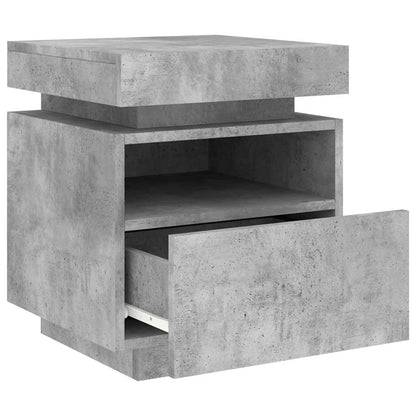 Sengeborde Med LED-lys 40x39x48,5 Cm - Billede 6