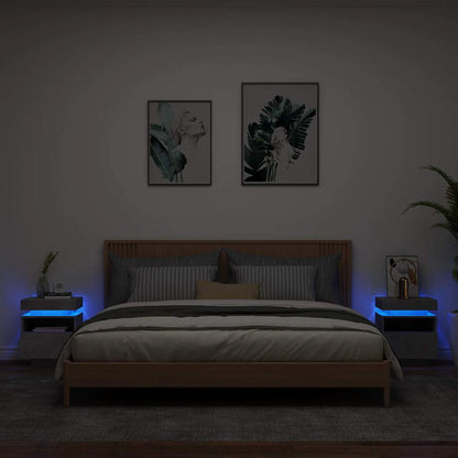 Sengebord Med LED-lys 40x39x48,5 Cm - Variant 836791