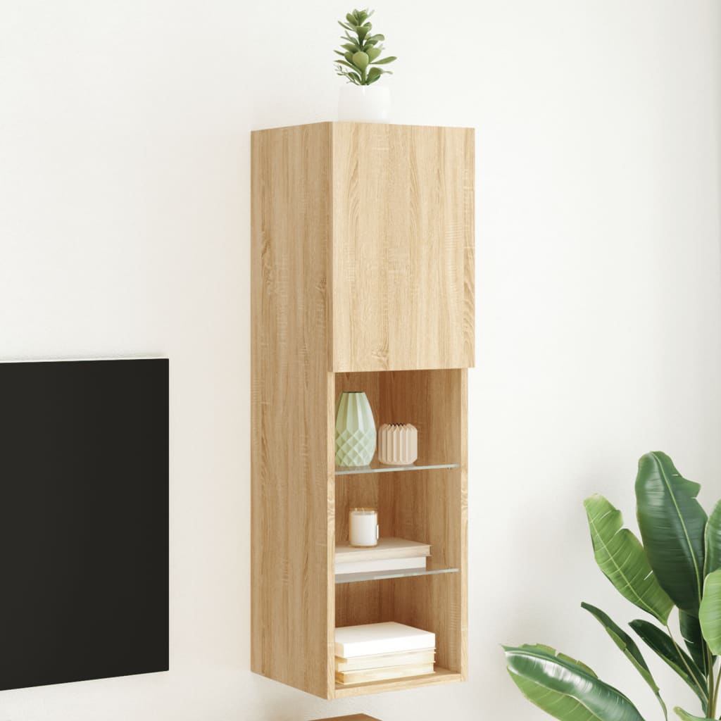 Tv-bord Med Led-lys 40,5x30x90 Cm - Variant 837019