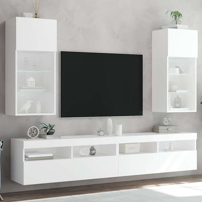 Tv-bord Med Led-lys 40,5x30x90 Cm - Variant 837044