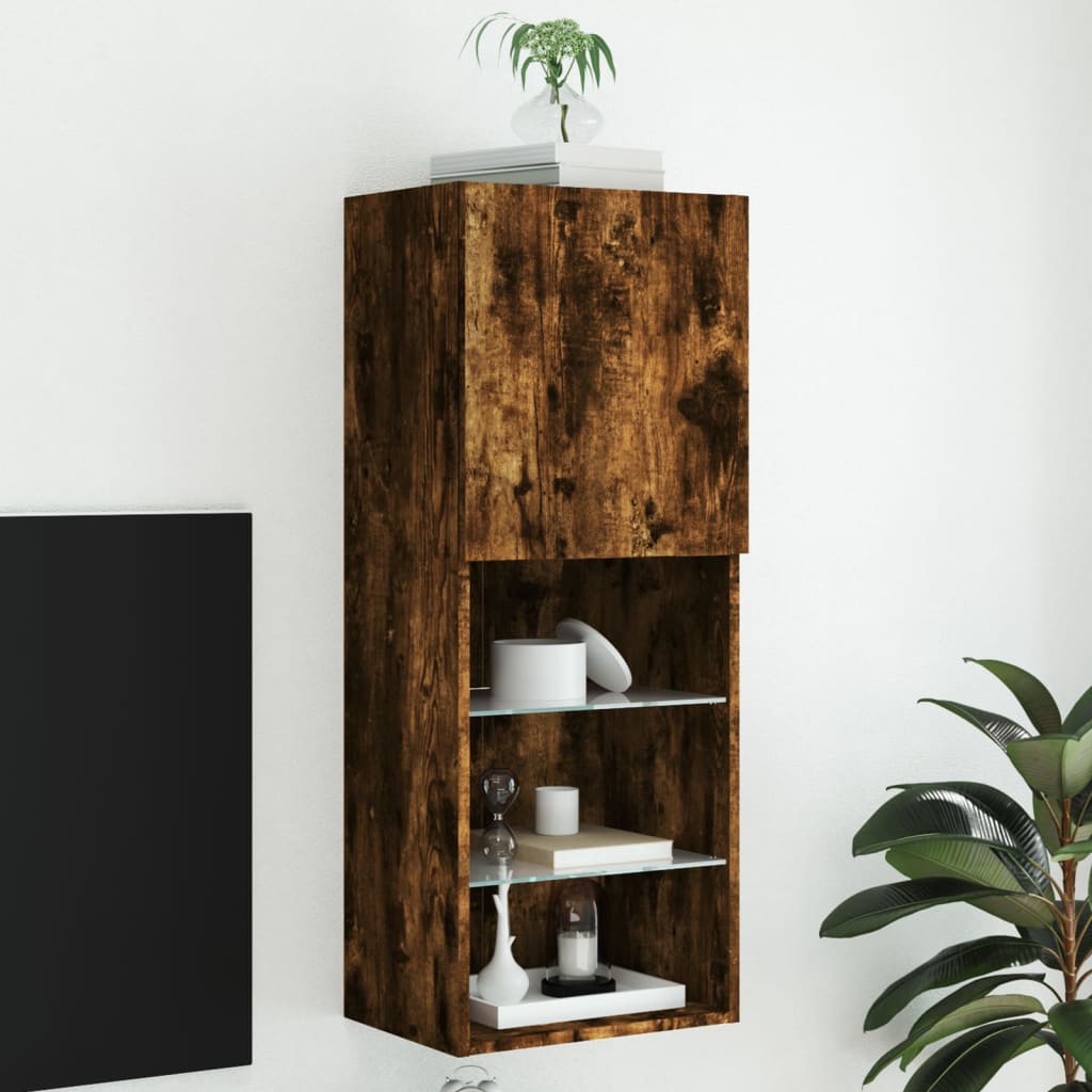 Tv-bord Med Led-lys 40,5x30x90 Cm - Variant 837061
