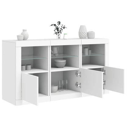 Skænk Med Led-Lys 123X37X67 Cm
