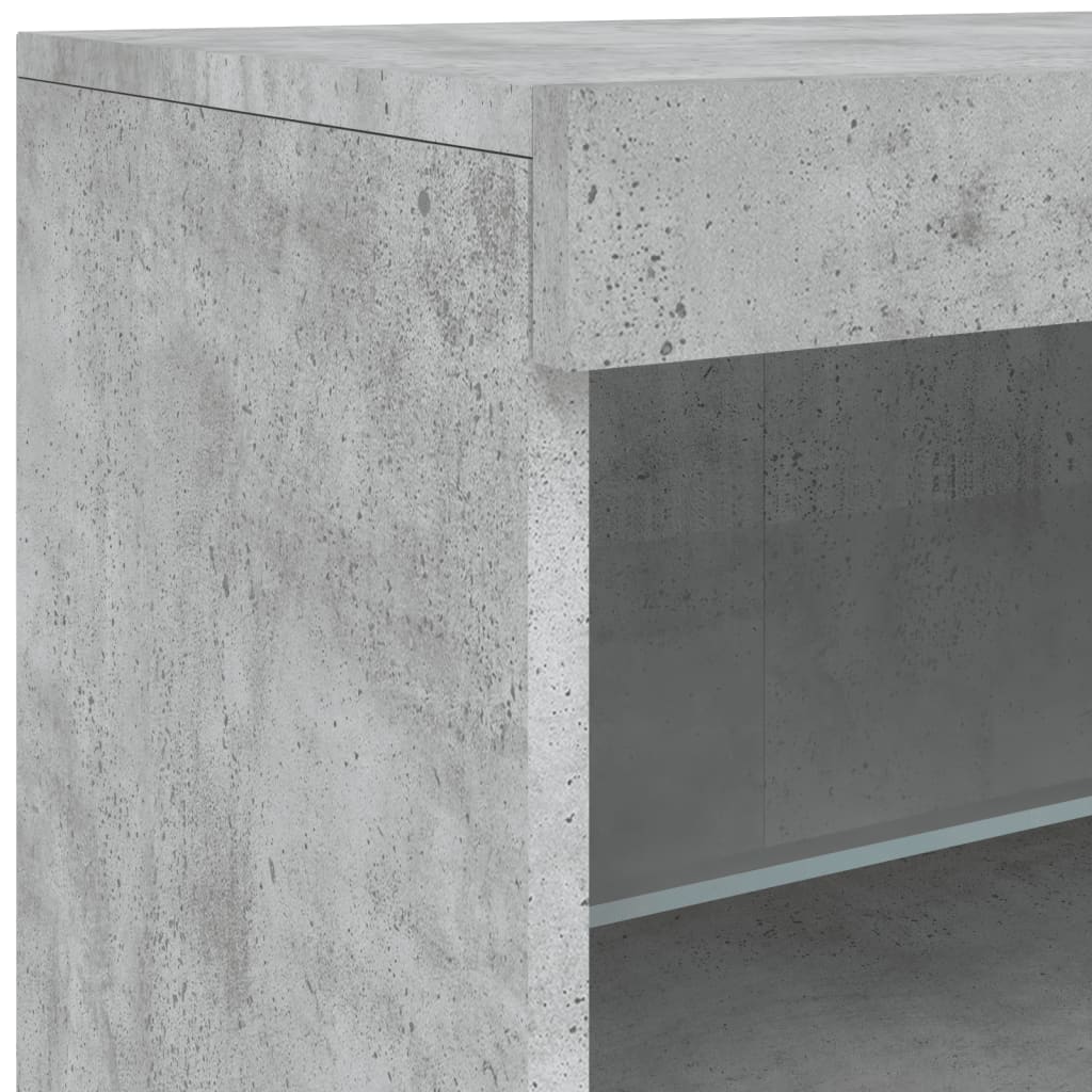Skænk Med Led-Lys 123X37X67 Cm