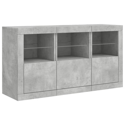 Skænk Med Led-Lys 123X37X67 Cm