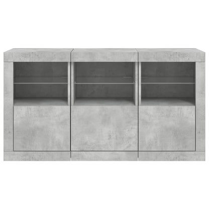 Skænk Med Led-Lys 123X37X67 Cm