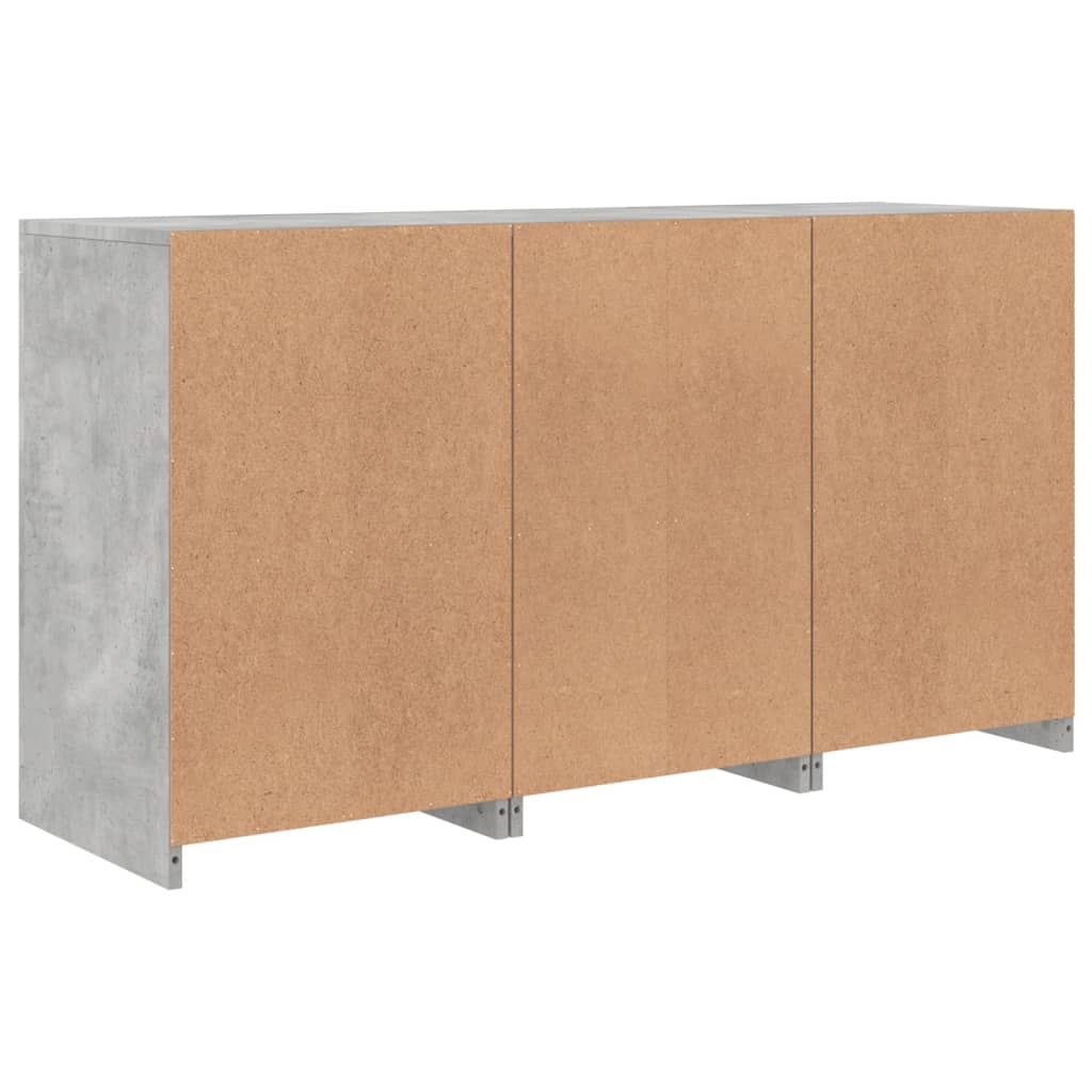 Skænk Med Led-Lys 123X37X67 Cm