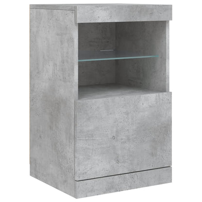 Skænk Med Led-Lys 123X37X67 Cm