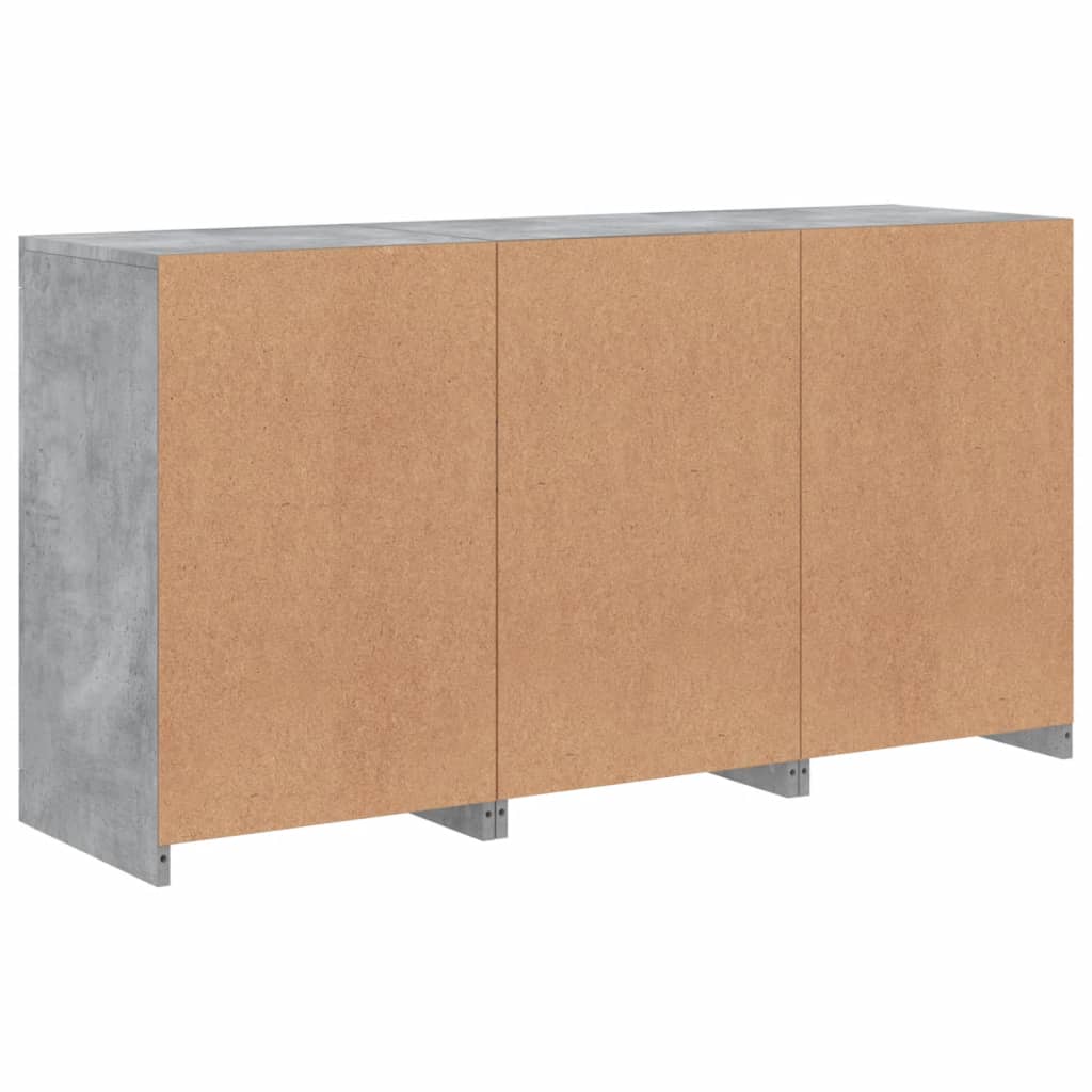 Skænk Med Led-Lys 123X37X67 Cm