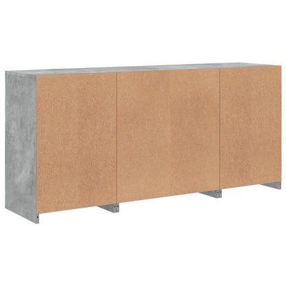 Skænk Med Led-Lys 142,5X37X67 Cm