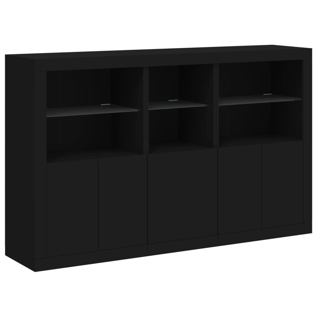 Skænk Med Led-Lys 162X37X100 Cm