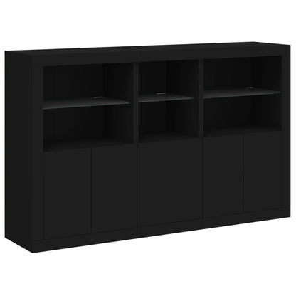 Skænk Med Led-Lys 162X37X100 Cm
