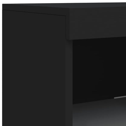 Skænk Med Led-Lys 162X37X100 Cm