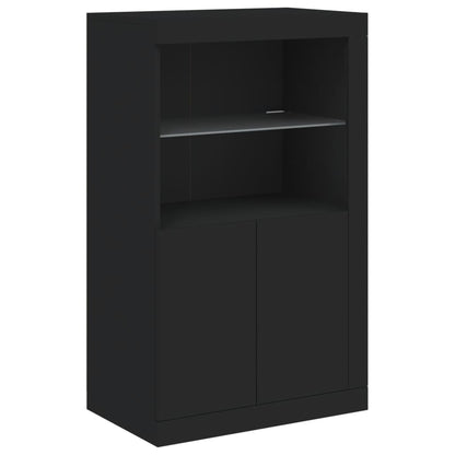 Skænk Med Led-Lys 162X37X100 Cm