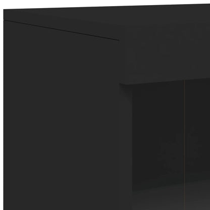 Skænk Med Led-Lys 162X37X100 Cm