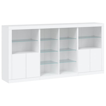 Skænk Med Led-lys 202x37x100 Cm - Billede 3
