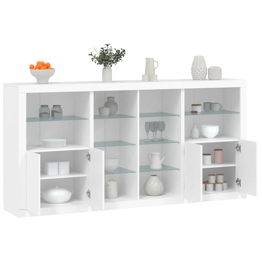 Skænk Med Led-lys 202x37x100 Cm - Hovedbillede
