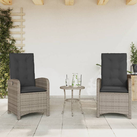 Havelænestole 2 Stk. Med Hynder Polyrattan
