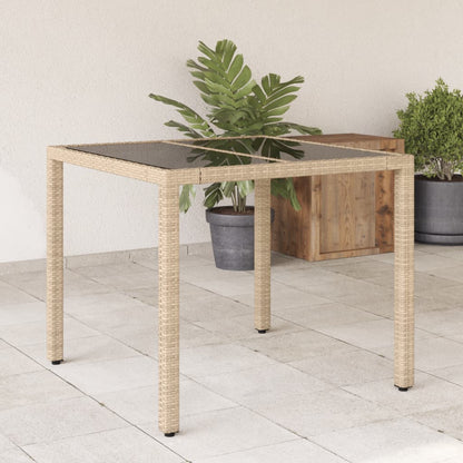 Havebord 90X90X75 Cm Polyrattan