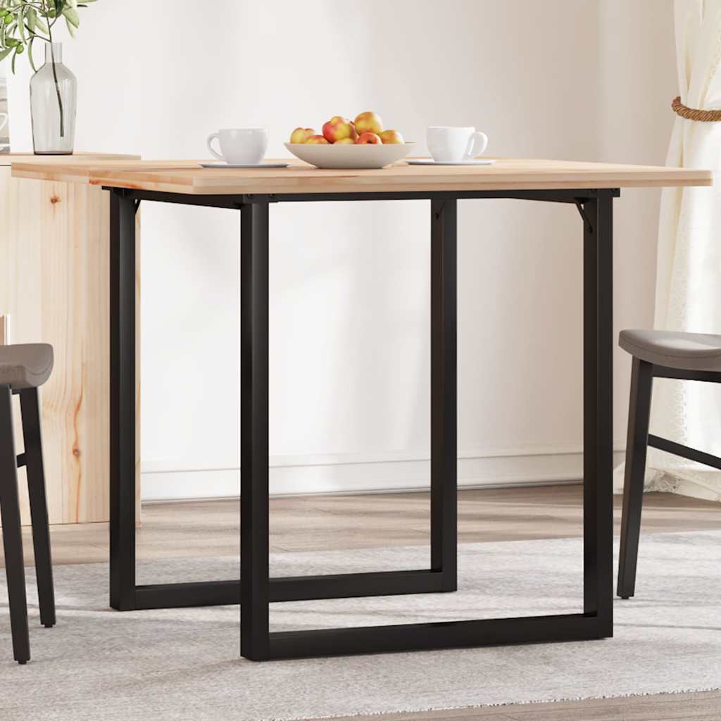 Bordben Til Spisebord 60x60x73 Cm O-stel Stål - Billede 3