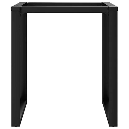 Bordben Til Spisebord 60x60x73 Cm O-stel Stål - Billede 4