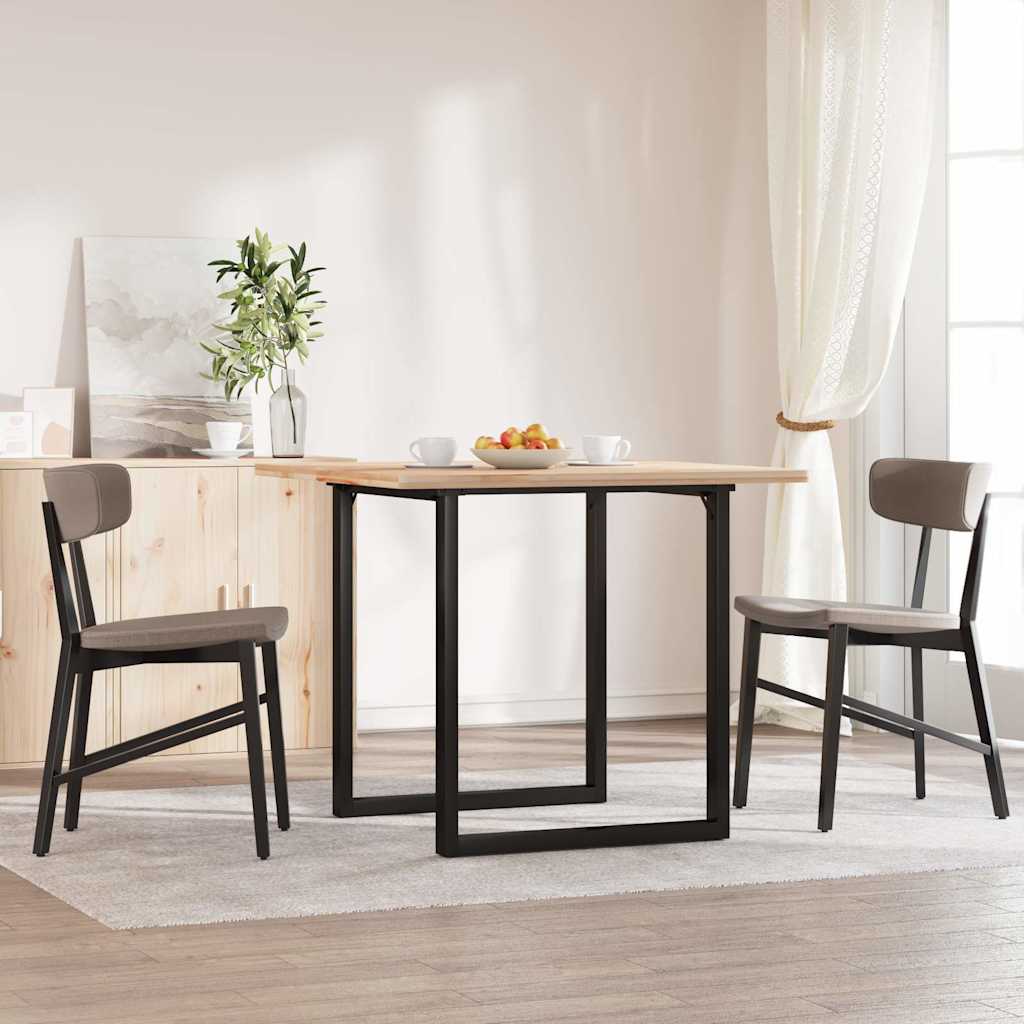 Bordben Til Spisebord 60x60x73 Cm O-stel Stål - Hovedbillede