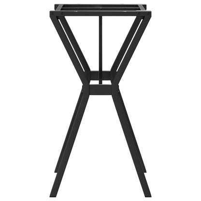 Bordben Til Spisebord 60x40x73 Cm Y-stel Stål - Billede 5