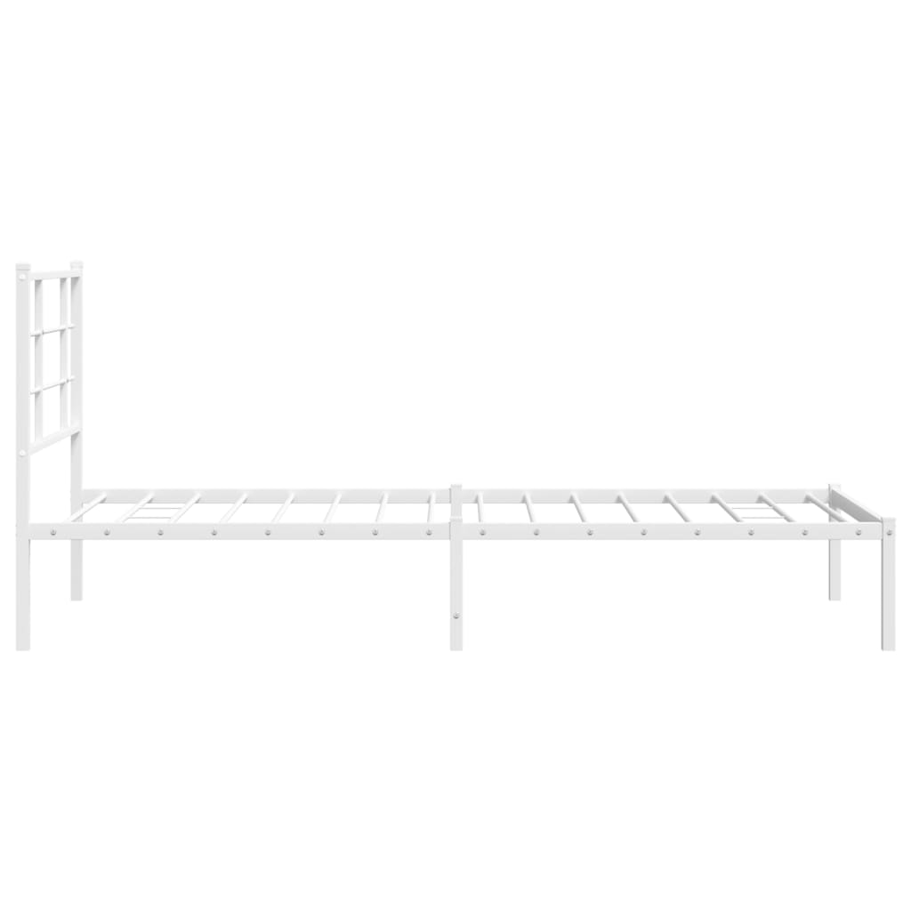 Sengeramme Med Sengegavl 90x200 Cm Metal - Billede 6
