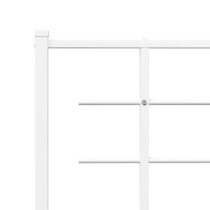 Sengeramme Med Sengegavl 90x200 Cm Metal - Billede 8