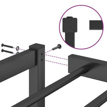 Sengeramme 180x200 Cm Metal - Billede 8