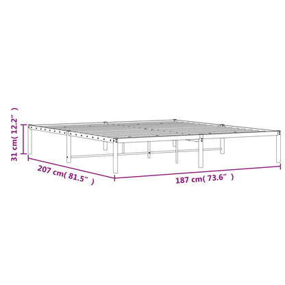 Sengeramme 180x200 Cm Metal - Billede 9