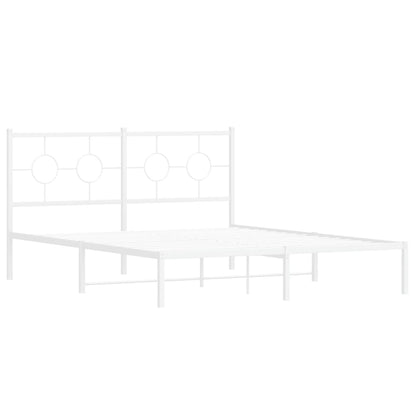 Sengeramme Med Sengegavl 160x200 Cm Metal - Billede 3