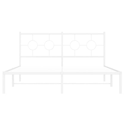 Sengeramme Med Sengegavl 160x200 Cm Metal - Billede 5