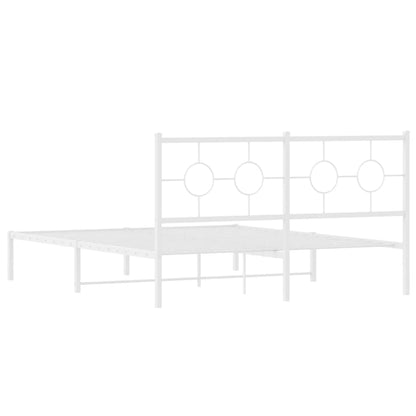Sengeramme Med Sengegavl 160x200 Cm Metal - Billede 7