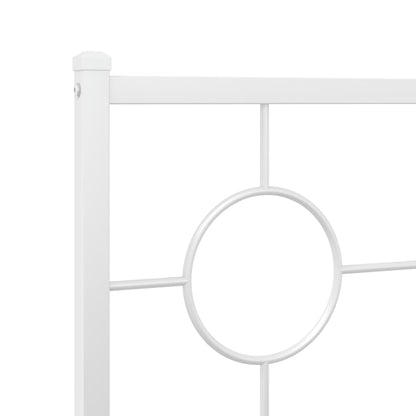 Sengeramme Med Sengegavl 160x200 Cm Metal - Billede 8