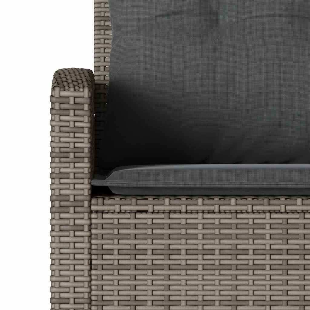 L-formet Sofa Med Hynder Polyrattan - Billede 6