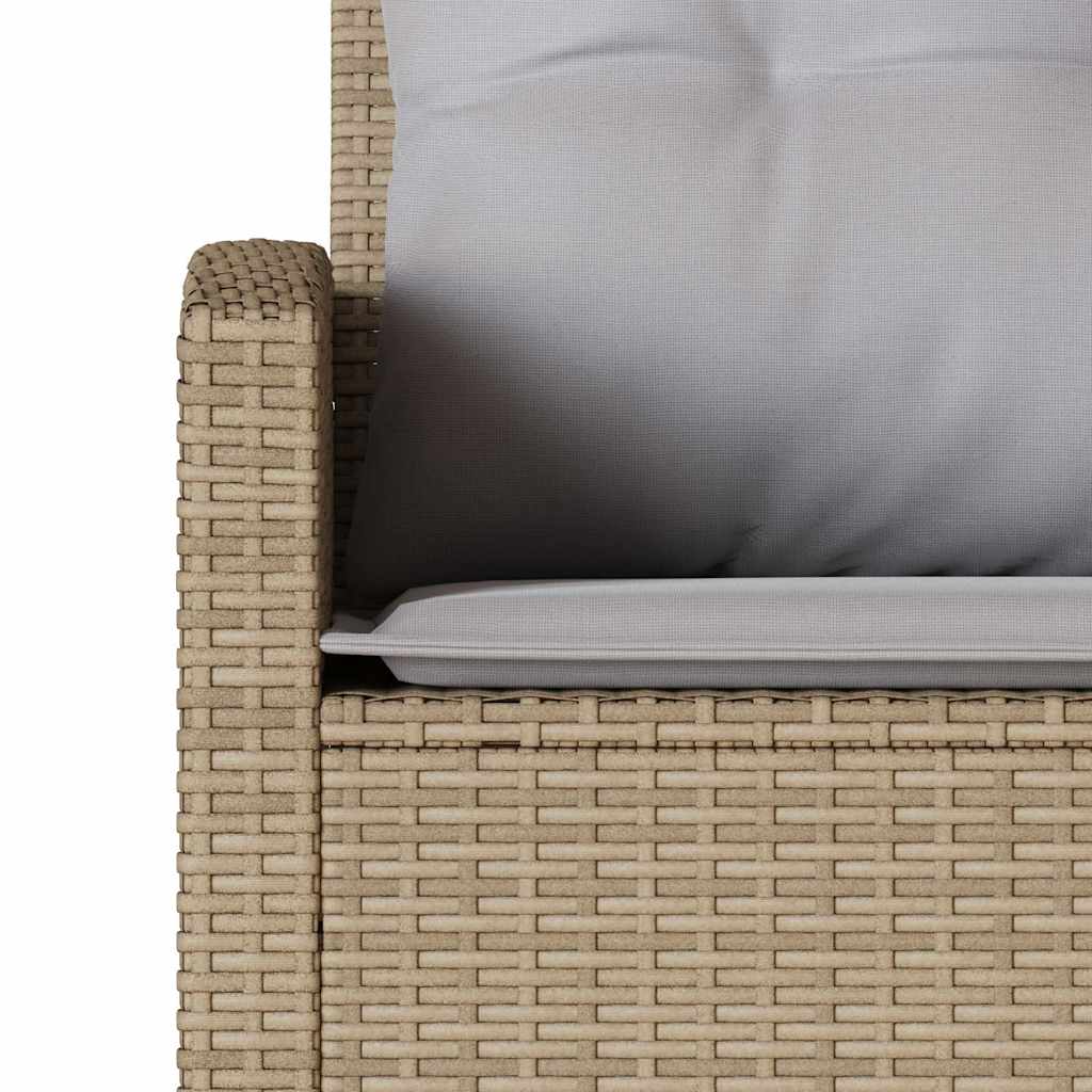 L-Formet Sofa Med Hynder Polyrattan