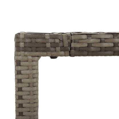 Spisebordssæt Til Haven 7 Dele Med Hynder Polyrattan - Billede 6