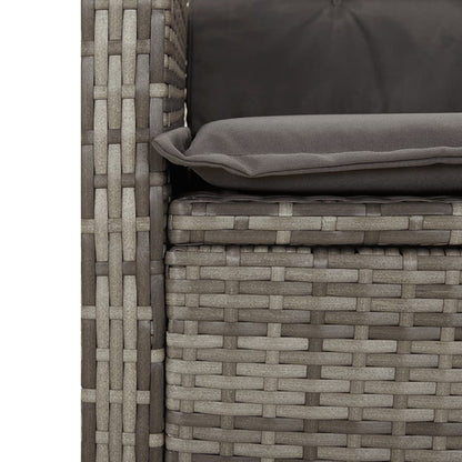 Spisebordssæt Til Haven 3 Dele Med Hynder Polyrattan - Billede 8