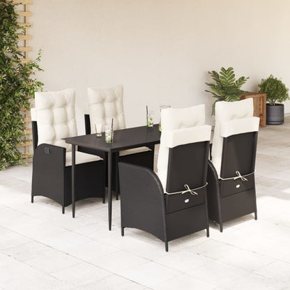 Spisebordssæt Til Haven 3 Dele Med Hynder Polyrattan - Variant 3213157