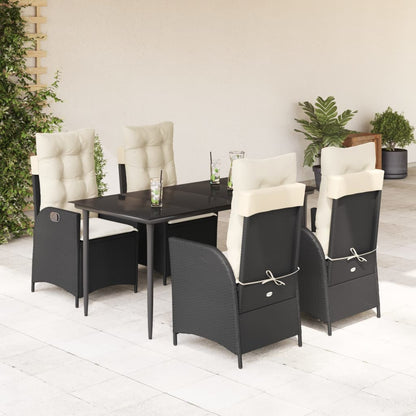 Spisebordssæt Til Haven 5 Dele Med Hynder Polyrattan - Variant 3213158