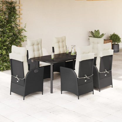 Spisebordssæt Til Haven 3 Dele Med Hynder Polyrattan - Variant 3213169