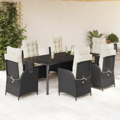 Spisebordssæt Til Haven 3 Dele Med Hynder Polyrattan - Variant 3213171