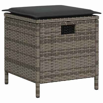 Sofasæt Til Haven 6 Dele Med Hynder L-formet Polyrattan - Billede 5